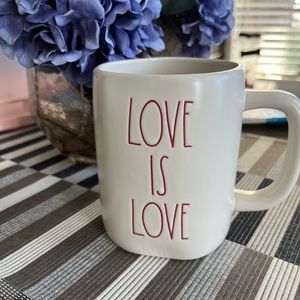 New Rae Dunn LOVE IS LOVE Mug